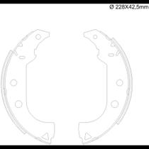 Sapata Freio Traseira Fiat Strada 1998 a 2012 Fras-Le Sapata Freio Traseira Fiat Strada 1998 a 2012 Fras-Le