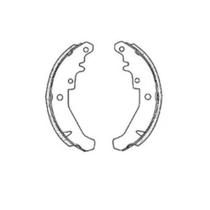 SAPATA FREIO TRASEIRA para MOBI 1.0 6V/8V 16/20 PALIO 1.0/ 1 SAPATA FREIO TRASEIRA para MOBI 1.0 6V/8V 16/20 PALIO 1.0/ 1