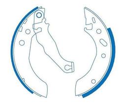 Sapata Freio Traseiro Chevrolet Agile LT/LTZ Celta Prisma Ford Fiesta KA 1995 em diante Jurid HQJ-504A Sistema TRW Varga Girling Com Haste Sapata Freio Traseiro Chevrolet Agile LT/LTZ Celta Prisma Ford Fiesta KA 1995 em diante Jurid HQJ-504A Sistema TRW Varga Girling Com Haste