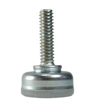 Sapata Niveladora Aço Niquelado Sem Bucha 21mm ou 32mm
