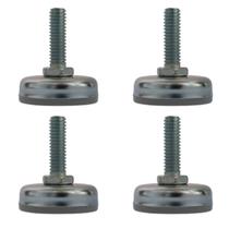 Sapata Niveladora Niquelada Sem Bucha 21mm ou 32mm 04 Peças Sapata Niveladora Niquelada Sem Bucha 21mm ou 32mm 04 Peças