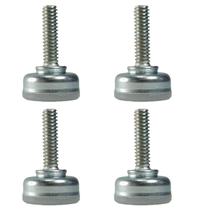 Sapata Niveladora Niquelada Sem Bucha 21mm ou 32mm 08 Peças Sapata Niveladora Niquelada Sem Bucha 21mm ou 32mm 08 Peças