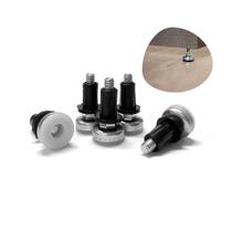 Sapata Pé Niveladora Metal C/ Bucha 1/4x1 20mm - 10 Pçs Sapata Pé Niveladora Metal C/ Bucha 1/4x1 20mm - 10 Pçs