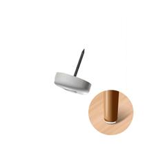 Sapata Plástica Ø 15 Mm Com Prego Branca