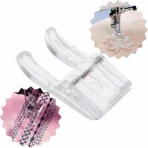 Sapata Sapatilha Calcador Ponta Aberta plástico Bordado maquina costura domestica Singer Janome