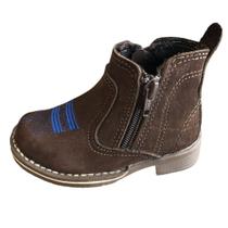 Sapatão Botina Tex Masculina Infantil Conforto 011 Sapatão Botina Tex Masculina Infantil Conforto 011