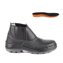 Sapatão Bracol Botina Bota Segurança Bico Pvc + Palmilha Gel Sapatão Bracol Botina Bota Segurança Bico Pvc + Palmilha Gel