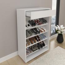 Sapateira 1 Gaveta 5 Prateleiras SA3404 Branco Sapateira 1 Gaveta 5 Prateleiras SA3404 Branco