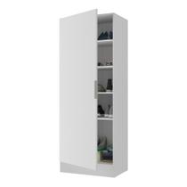 Sapateira 1 Porta Jade Multimóveis V6005 Branca Branco