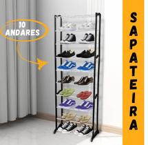 Sapateira 10 Andares Vertical Organizador Desmontável Prateleira Estante