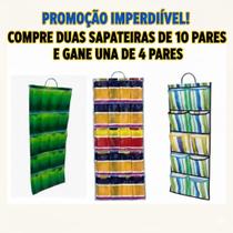 sapateira 10 pares com 2 unidades e uma de 4 pares brinde