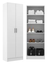 Sapateira 2 Portas Cheia De Prateleiras Multiuso AM MOVEIS