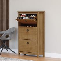 Sapateira 3 Gavetas Topázio 100% Madeira Maciça Sapateira 3 Gavetas Topázio 100% Madeira Maciça