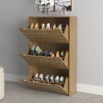 Sapateira 3 Portas Branca Sa3405 Amêndoa - Tecno Mobili Sapateira 3 Portas Branca Sa3405 Amêndoa - Tecno Mobili