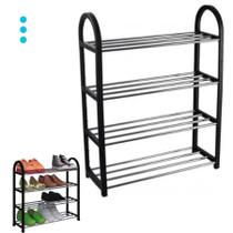 Sapateira 4 Andares Compacta Ideal Moderna Multiuso Organizador