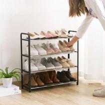 Sapateira 4 andares Organizadora Prateleira Suporte Caixa Rack Sapato Tênis Sandália Chinelo Bota Havaiana