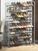 Sapateira 40 Pares Sapato e Tênis 8 Prateleiras Aço Cromado Sapateira 40 Pares Sapato e Tênis 8 Prateleiras Aço Cromado
