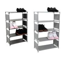 Sapateira 5 prateleiras estante organizador multiuso tenis brinquedos roupas porta treca lavanderia quarto sala