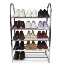 Sapateira 5 Prateleiras Inox Estante Vertical 30 Sapatos Sapateira 5 Prateleiras Inox Estante Vertical 30 Sapatos