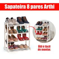 Sapateira 8 Pares Arthi Branca