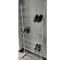 Sapateira Aramada Desmontavel de Chão Cor Preto 30 Pares 67 x 42 x 200 cm