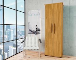 Sapateira Armário Multiuso Organizador 2 Portas com Chave Primus - Cor Mel Sapateira Armário Multiuso Organizador 2 Portas com Chave Primus - Cor Mel