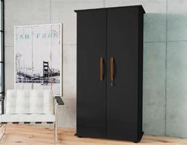 Sapateira Armário Multiuso Organizador 2 Portas com Chave Primus - Preto Sapateira Armário Multiuso Organizador 2 Portas com Chave Primus - Preto