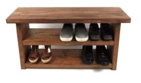 Sapateira Banco De Madeira Maciça Porta Calçados Sapateira Banco De Madeira Maciça Porta Calçados