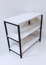 Sapateira Banco Em Madeira 50Ax60Cx25L / ESTRUTURA de Ferro Porta Calçados