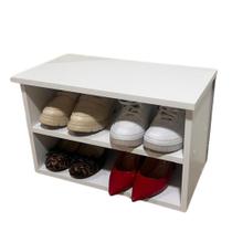 Sapateira Banco Organizador Hall Para Porta Entrada