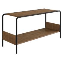 Sapateira Banco Para Hall De Entrada Industrial 1 Prateleira Vermont/Preto - Artesano