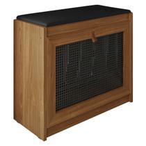 Sapateira Banco Plenitude Com Porta Basculante E Prateleira Interna - LH Móveis