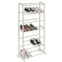 Sapateira Branca Vertical 7 Níveis 21 Pares Organizadora Yab