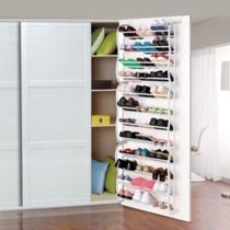 Sapateira Branca Vertical de Parede ou Porta Capacidade para 36 Pares Ideal para Organização e Otimização de Espaço Sapateira Branca Vertical de Parede ou Porta Capacidade para 36 Pares Ideal para Organização e Otimização de Espaço