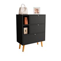 Sapateira Classic Com Portas Basculante E Gaveta 4 Cores.