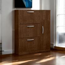 Sapateira com 03 Gavetas e 01 Porta Manu Malbec Sapateira com 03 Gavetas e 01 Porta Manu Malbec