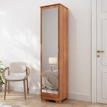 Sapateira com Espelho 1 Porta Em MDF Lia MGM Móveis