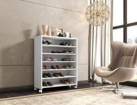 Sapateira com Rodizio Panamá Branco Casa Moderna Sapateira com Rodizio Panamá Branco Casa Moderna