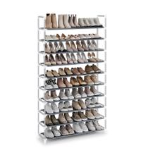 Sapateira de 10 camadas SONGMICS Slim Metal Frame Grey