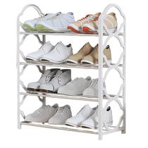 Sapateira de 4 Andares Branca Rack Organizadora para Sapatos Sandálias e Tênis
