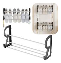 Sapateira De Parede C/ Adesivo Auto Colante 6 Pares Organiza