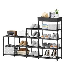 Sapateira Desmontável 5 Andares Prateleira Organizadora Vertical Closet Sapato Tênis Multiuso - CLINK