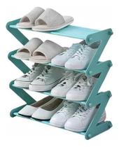 Sapateira Dobrável 04 prateleiras
