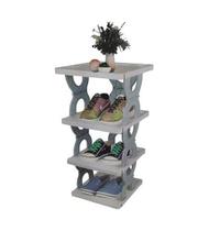 Sapateira Dobrável Rack Multifuncional Versátil 3 Andares Sapateira Dobrável Rack Multifuncional Versátil 3 Andares