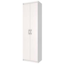 Sapateira e Armário Multiuso 2 Portas Édez Sun, Branco 52 cm