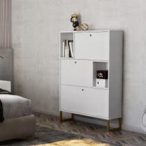 Sapateira Florença 3 PT Branca