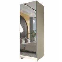 Sapateira Gelius Esmeralda 1 porta com espelho OFF White