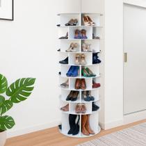 Sapateira Giratória Com Divisória Para Botas 2.05m Branca Sapateira Giratória Com Divisória Para Botas 2.05m Branca