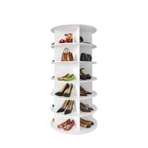 Sapateira Giratória Zeelux MDF 24 pares Branca Sapateira Giratória Zeelux MDF 24 pares Branca