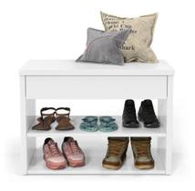 Sapateira Hall Entrada Banco E Assento Com 2 Prateleiras Sapateira Hall Entrada Banco E Assento Com 2 Prateleiras